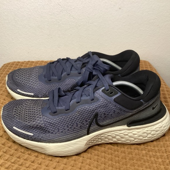 Nike ZoomX Invincible Run Flyknit Mens Sz 13 Blue CT2228-400 Running Shoes Mesh - Picture 1 of 9